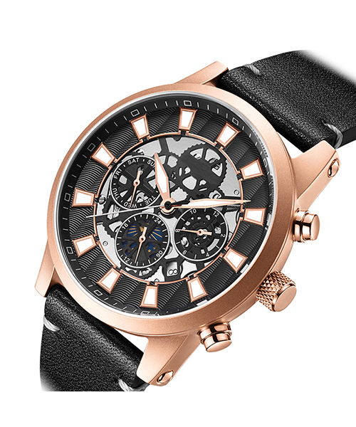 6768高檔男士手表夜光時尚精鋼機械手表廠家批發