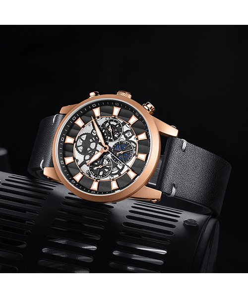 6768高檔男士手表夜光時尚精鋼機械手表廠家批發